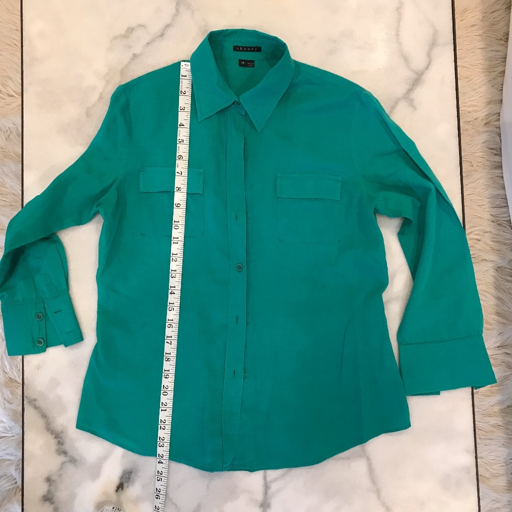 Theory button-down blouse